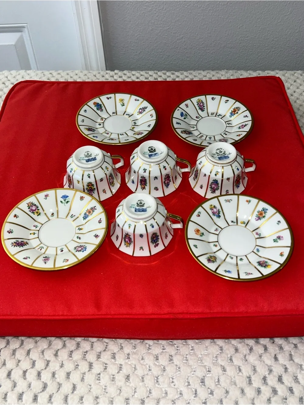 vintage cup and saucer set in this specific Royal Copenhagen 